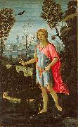 JACOPO del SELLAIO Saint John the Baptist oil painting artist